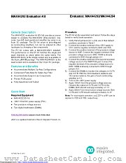 MAX44292EVKIT datasheet pdf MAXIM - Dallas Semiconductor