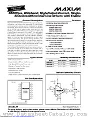 MAX4447ESE/GG8 datasheet pdf MAXIM - Dallas Semiconductor