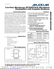 MAX4468ESA+ datasheet pdf MAXIM - Dallas Semiconductor