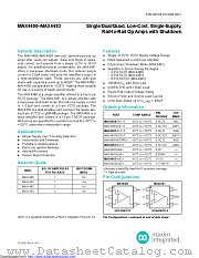 MAX4483AUD+ datasheet pdf MAXIM - Dallas Semiconductor