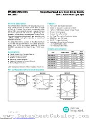 MAX4486AUA+T datasheet pdf MAXIM - Dallas Semiconductor