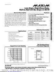 MAX4492AUD+ datasheet pdf MAXIM - Dallas Semiconductor
