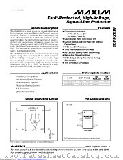 MAX4505EUK datasheet pdf MAXIM - Dallas Semiconductor