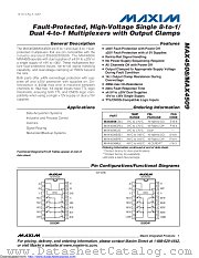 MAX4508ESE-T datasheet pdf MAXIM - Dallas Semiconductor