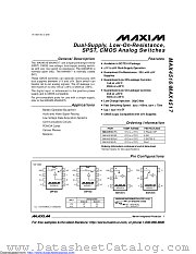 MAX4516CUK+T datasheet pdf MAXIM - Dallas Semiconductor