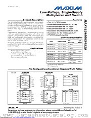 MAX4524EUB-T datasheet pdf MAXIM - Dallas Semiconductor