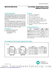 MAX4524LETB+ datasheet pdf MAXIM - Dallas Semiconductor