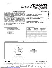MAX4528CUA+ datasheet pdf MAXIM - Dallas Semiconductor