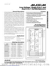 MAX4540EAP+T datasheet pdf MAXIM - Dallas Semiconductor