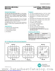 MAX4583LEEE+T datasheet pdf MAXIM - Dallas Semiconductor