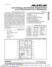 MAX4598EAP+T datasheet pdf MAXIM - Dallas Semiconductor