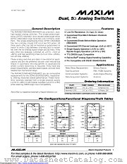MAX4621ESE+ datasheet pdf MAXIM - Dallas Semiconductor