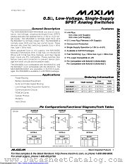 MAX4626EUK+T datasheet pdf MAXIM - Dallas Semiconductor