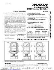 MAX4666CSE+ datasheet pdf MAXIM - Dallas Semiconductor