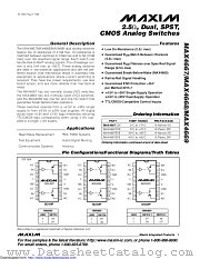 MAX4668CSE+T datasheet pdf MAXIM - Dallas Semiconductor