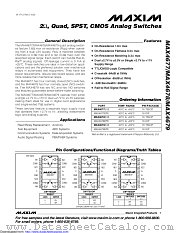 MAX4679EPE+ datasheet pdf MAXIM - Dallas Semiconductor
