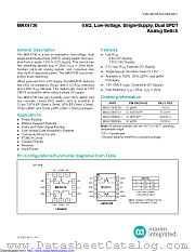 MAX4736EUB+T datasheet pdf MAXIM - Dallas Semiconductor