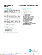 MAX4737EUD+ datasheet pdf MAXIM - Dallas Semiconductor