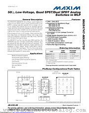 MAX4750ETE+T datasheet pdf MAXIM - Dallas Semiconductor