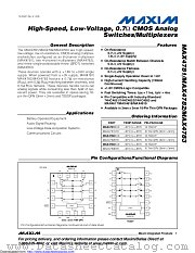 MAX4782EUE+ datasheet pdf MAXIM - Dallas Semiconductor