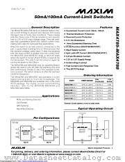 MAX4785EXS datasheet pdf MAXIM - Dallas Semiconductor