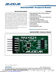 MAX4824PMB1# datasheet pdf MAXIM - Dallas Semiconductor