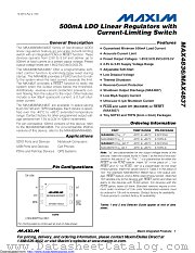 MAX4837 datasheet pdf MAXIM - Dallas Semiconductor