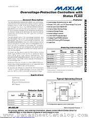 MAX4840AELT+ datasheet pdf MAXIM - Dallas Semiconductor