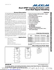 MAX4852H datasheet pdf MAXIM - Dallas Semiconductor