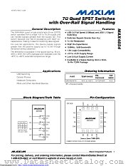 MAX4854ETE datasheet pdf MAXIM - Dallas Semiconductor