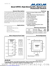 MAX4854H datasheet pdf MAXIM - Dallas Semiconductor