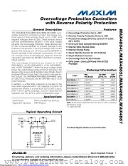 MAX4867 datasheet pdf MAXIM - Dallas Semiconductor