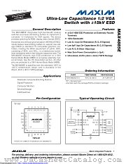 MAX4885EETG+TCK2 datasheet pdf MAXIM - Dallas Semiconductor
