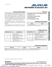 MAX4889AEVKIT+ datasheet pdf MAXIM - Dallas Semiconductor