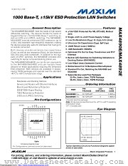 MAX4890ETJ+ datasheet pdf MAXIM - Dallas Semiconductor