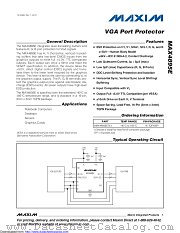 MAX4895E datasheet pdf MAXIM - Dallas Semiconductor