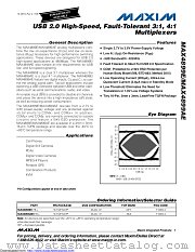MAX4899EETE+T datasheet pdf MAXIM - Dallas Semiconductor