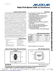 MAX4906FELB datasheet pdf MAXIM - Dallas Semiconductor