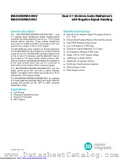 MAX4932EWC+T datasheet pdf MAXIM - Dallas Semiconductor