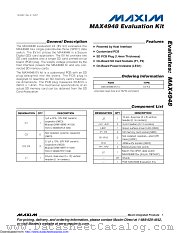 MAX4948EVKIT datasheet pdf MAXIM - Dallas Semiconductor