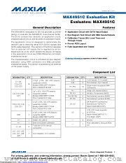 MAX4951CEVKIT datasheet pdf MAXIM - Dallas Semiconductor