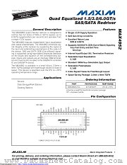 MAX4952CTO+ datasheet pdf MAXIM - Dallas Semiconductor