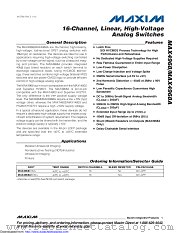 MAX4968ACCM+ datasheet pdf MAXIM - Dallas Semiconductor
