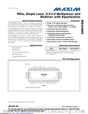 MAX4969 datasheet pdf MAXIM - Dallas Semiconductor