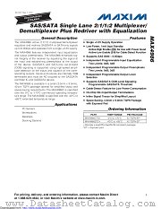 MAX4986CTO+ datasheet pdf MAXIM - Dallas Semiconductor