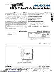 MAX4989ETD+ datasheet pdf MAXIM - Dallas Semiconductor