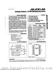 MAX501ACNG+ datasheet pdf MAXIM - Dallas Semiconductor