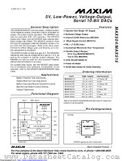 MAX515CSA+ datasheet pdf MAXIM - Dallas Semiconductor