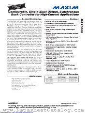 MAX5066AUI+ datasheet pdf MAXIM - Dallas Semiconductor