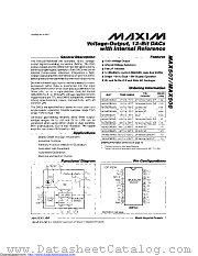 MAX507AENG+ datasheet pdf MAXIM - Dallas Semiconductor